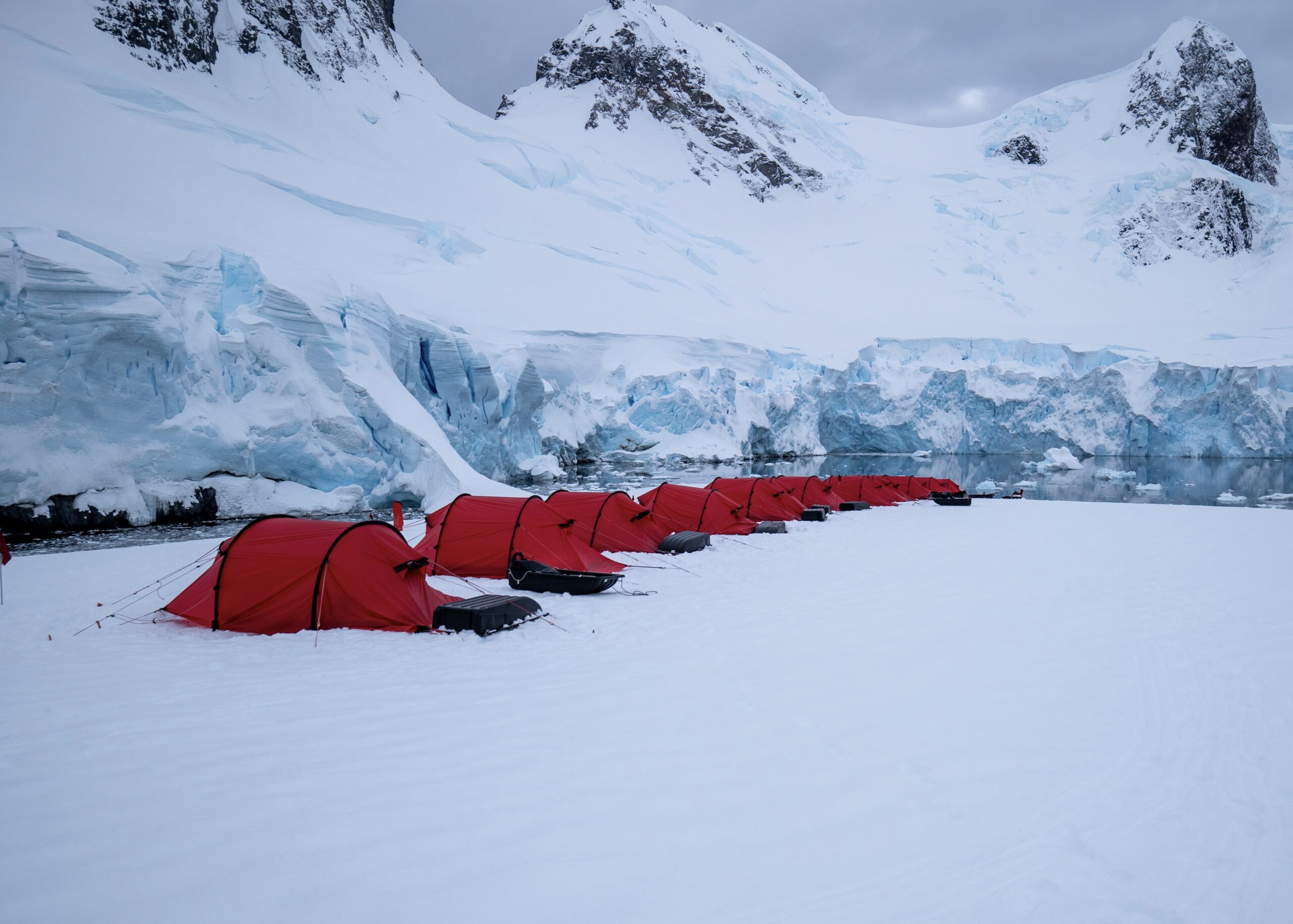 What is camping on Antarctica like? Icebergs for a bed